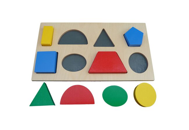 Вкладыши детские «Гео фигуры», 8 шт.