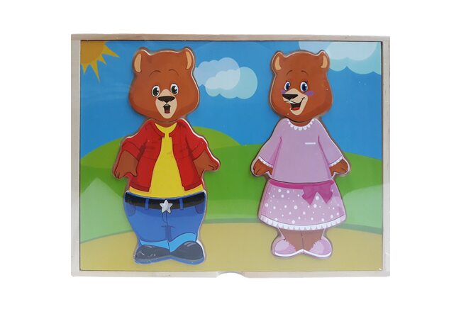 Игра «Одень Медвежат»