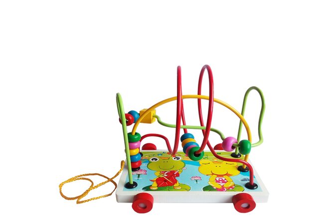 Каталка-лабиринт на ниточке «Лягушонок»