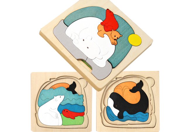 Трехслойная мозаика «Умка»,  19 дет