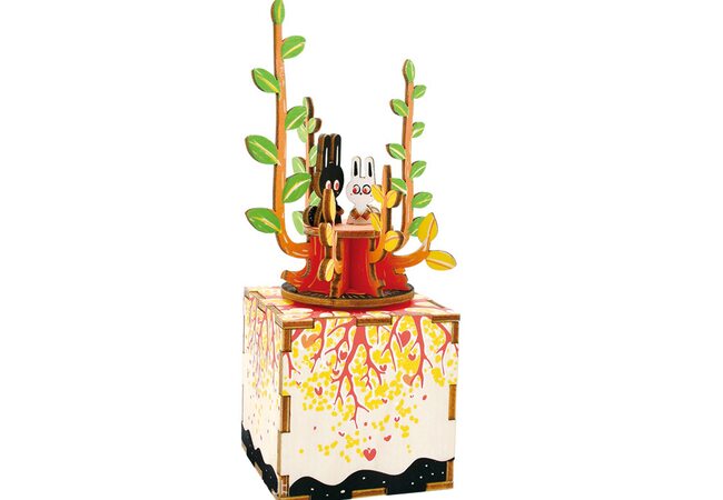 Музыкальный конструктор «Зайки», заводной.