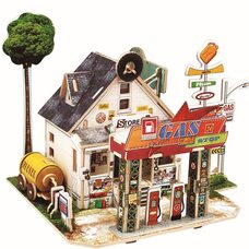 Заправочная станция (США), сборная модель, 57 дет.