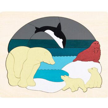 Мозаика «Антарктида», двухслойная, 34 дет.