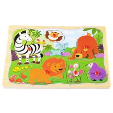 Вкладыши с ручкой «Зверята»