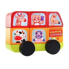 Автобус-пирамидка «Зверята»