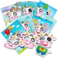 Развивающая игра «Эмоции» (магнитная), укр-рус.