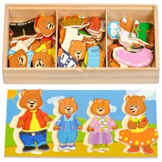 Гардероб «Семья медведей»