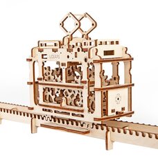 Механическая 3D-модель «Трамвай», 154 дет.