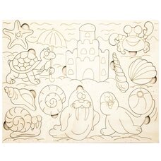 Раскраска-вкладыш «Морское царство»