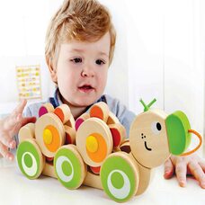 Каталка на веревке «Гусеница»