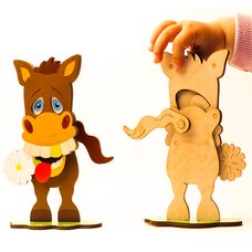 Серия «Собери с папой - Лошадка», 8 дет.