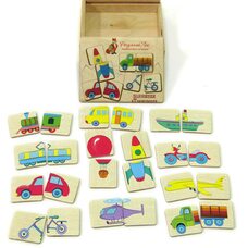 Пазловая игра «Половинки» (Транспорт)