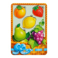 3-х слойные вкладыши «Фрукты-ягоды - 2» (больше-меньше)