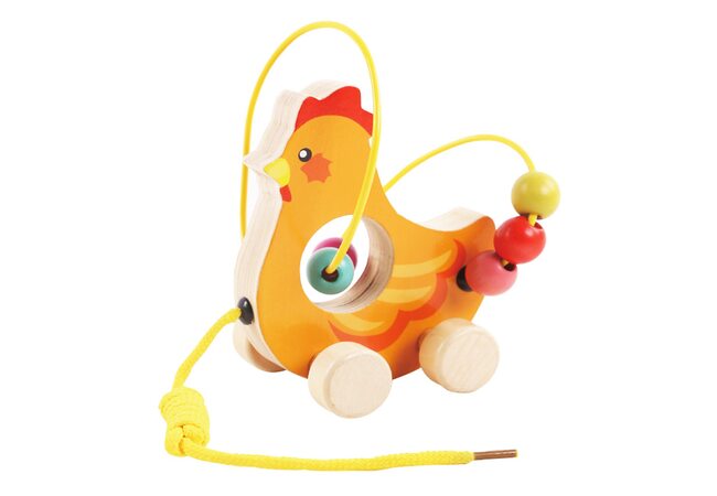 Каталка + лабиринт «Курочка» (мини)