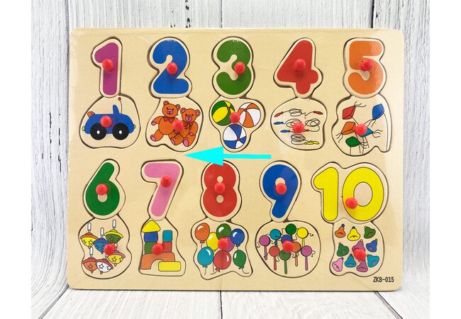 Цифры-картинки «Игрушки»