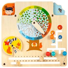 Бізіборд «Календар» (квадратні), рос.