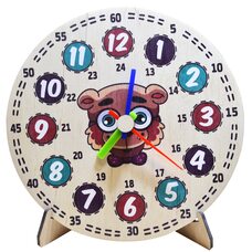 Часы-вкладыши «Мишка» (большие), 40 см.