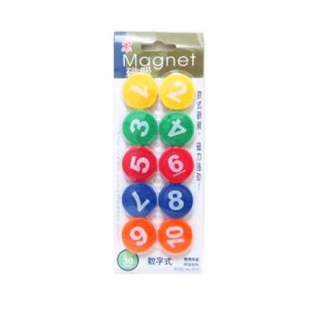 Цветные магниты для мольбертов  «Цифры», 30мм