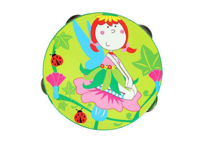 Деревянный бубен «Фея» 15х15 см.