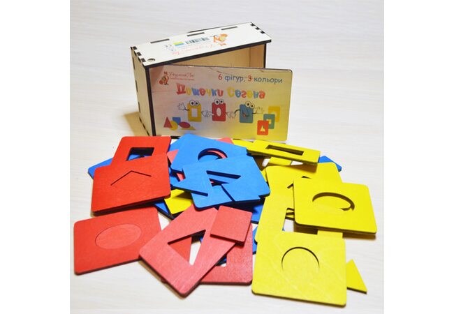 Дошки «Сегена», геометричні фігури.