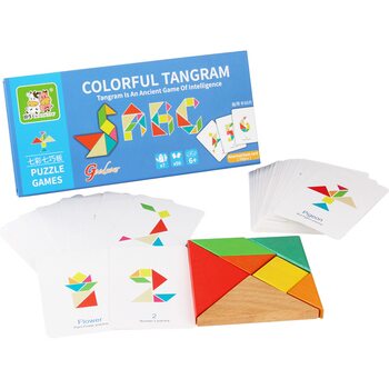 Головоломка «Танграм», 50 карточек.