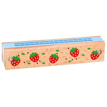 Детская губная гармошка «Клубничка»