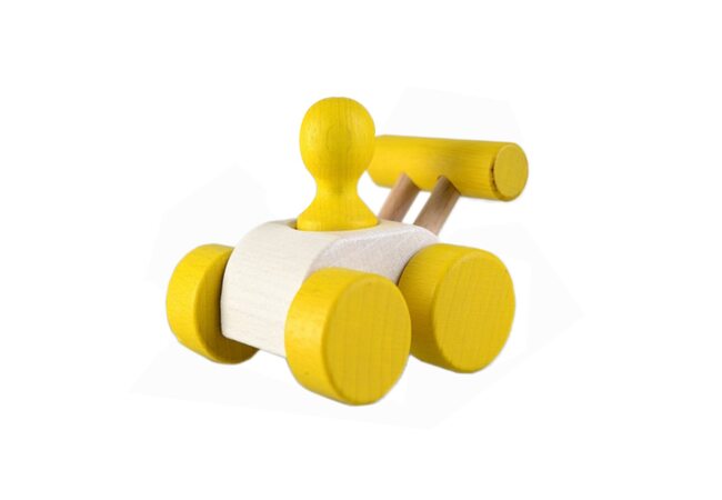 Каталка «Гоночная машина» (жёлтая)