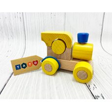 Каталка-паровоз (жёлтая)