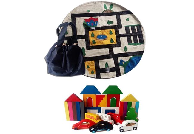 Конструктор «Город». Сумка-коврик.