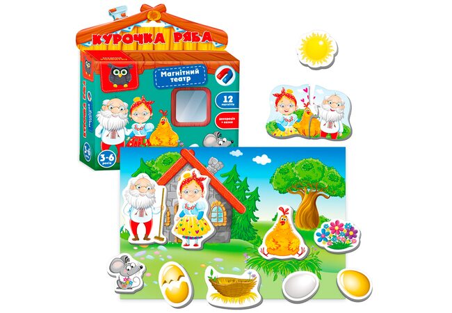 Магнитный театр «Курочка Ряба» (укр.)
