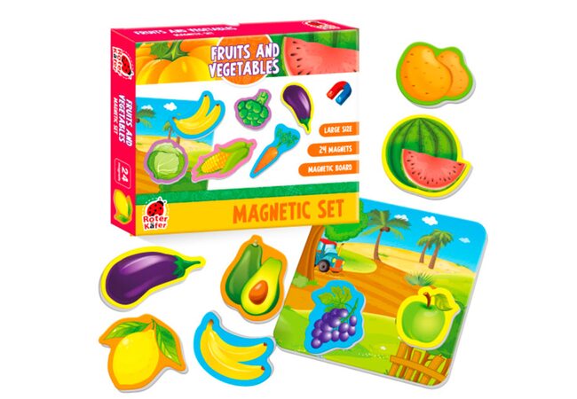 Овощи-фрукты на магните