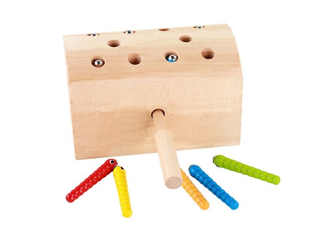 Магнитная рыбалка «Гусенички» (неокрашенная)