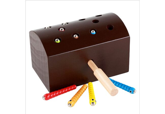 Магнитная рыбалка «Гусенички»