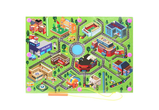 Магнитный лабиринт «Город»