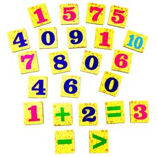 Магнитный набор «Цифры». Цветной.