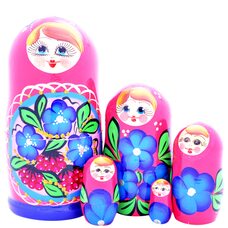 Матрешка 5 в 1 «Красивая»