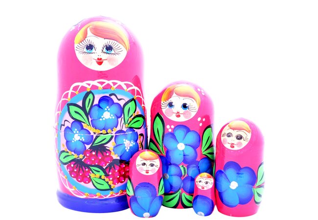 Матрешка 5 в 1 «Красивая»