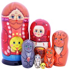 Матрешка Колобок 7 в 1