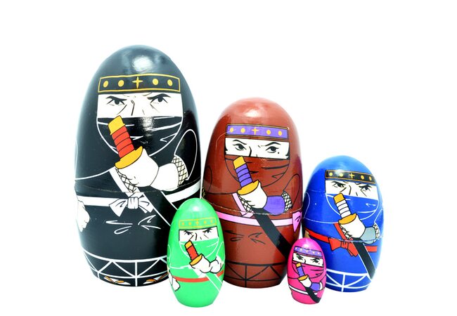 Матрешка «Ниндзяго» 5 в 1