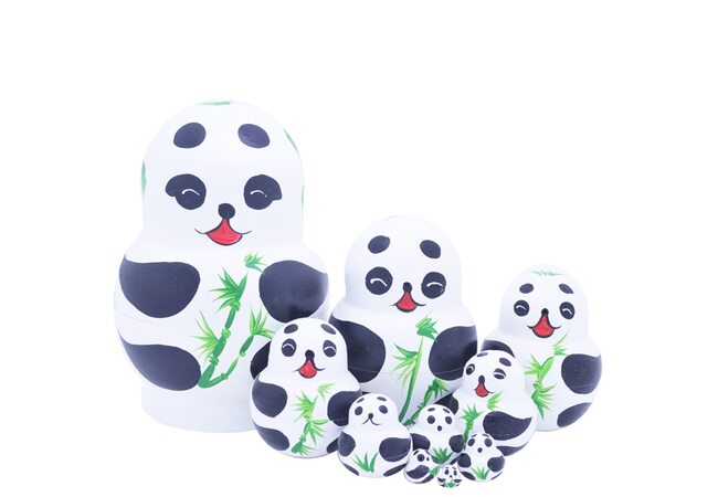 Матрешка «Панда», 10 в 1