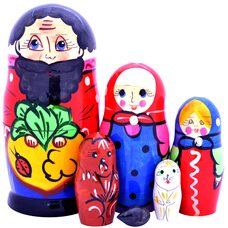 Матрешка «Репка» 6 в 1