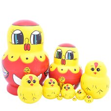 Матрешка «Цып-Цып», 10 в 1