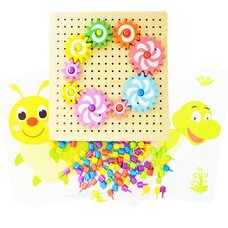 Мозаика «Шестеренки с карточками»