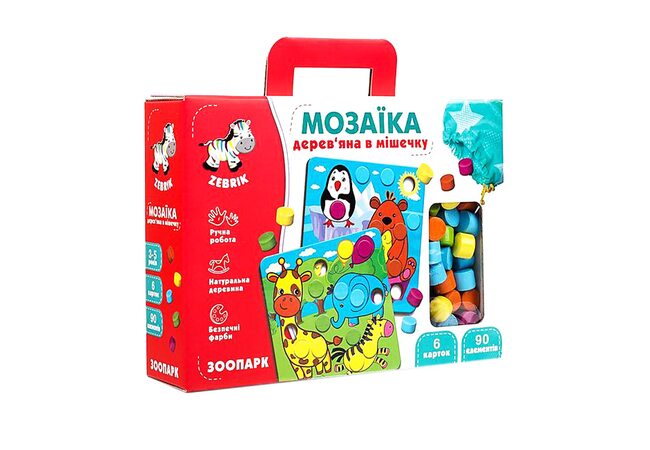 Мозаика-картинки «Зоопарк»,90 дет.