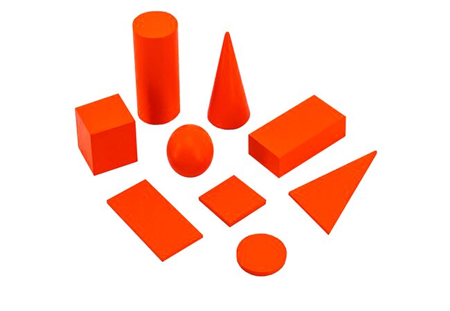 Набор моделей гео фигур и тел