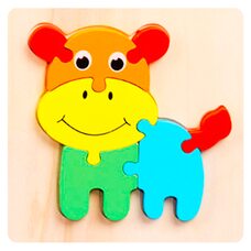 Объемный мини-пазл «Коровка», 7 дет.