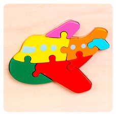 Объемный мини-пазл «Самолет», 7 дет.