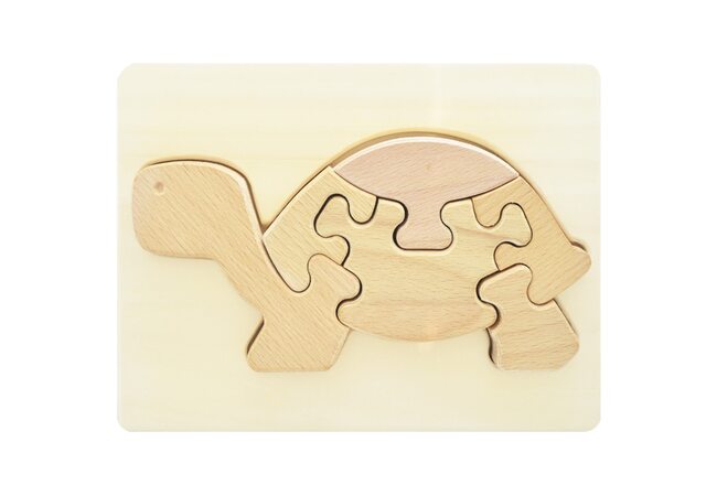 Объемный пазл в рамке «Черепаха», 6 дет.