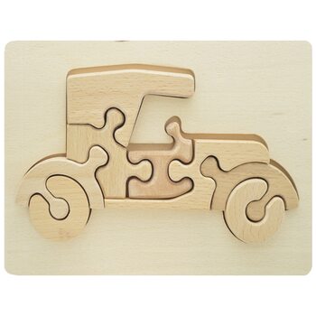 Объемный пазл в рамке «Машинка», 8 дет.