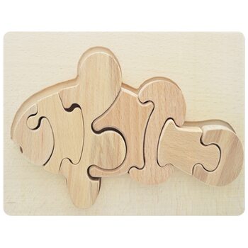 Объемный пазл в рамке «Рыбка», 7 дет.